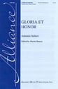 Gloria et Honor SATB choral sheet music cover